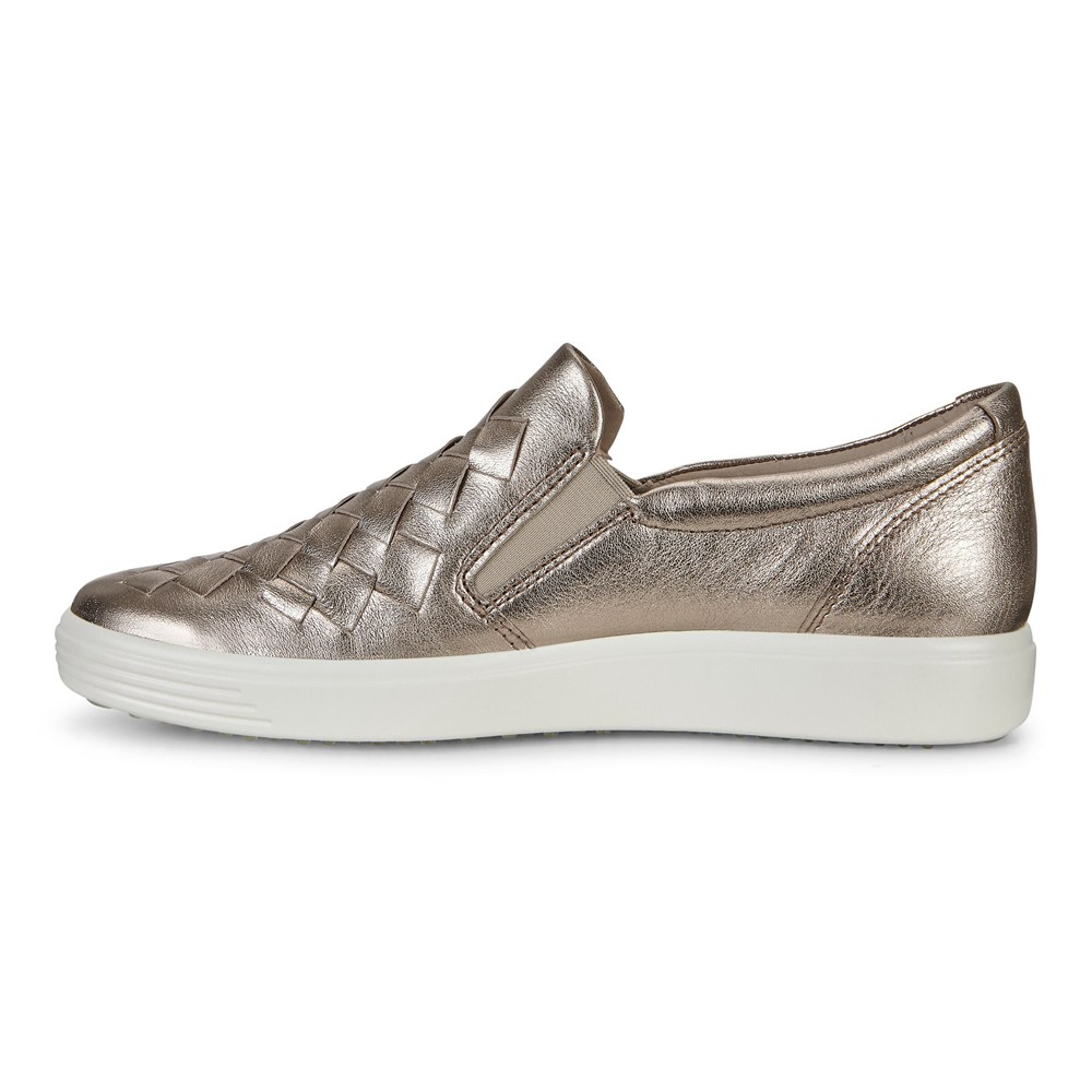 ECCO Womens Sneakers Silver - Soft 7 - KRM-602945